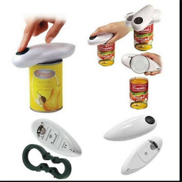 Free Shipping   Beer Bottle Opener  Electric One Touch Auto Can Tin  Open Tool Hands  opener