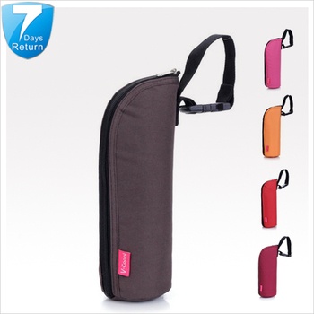 5 Colors Free Shipping  Multi-function Zippered Feeding Bottle Bag Insulation Cooler Milk Cover Baby Bottle Feeding Holder