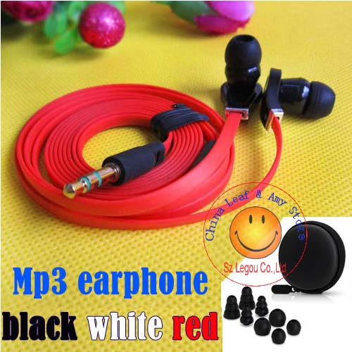 3.5mm In-ear Stereo Headphone Earphone For MP3 Iphone With 8 Earbuds In Storage Case