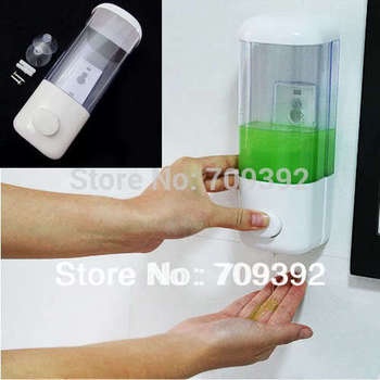 Home Washroom Suck Wall Mounted Soap Sanitizer Bathroom Shower Shampoo Dispenser[210302]
