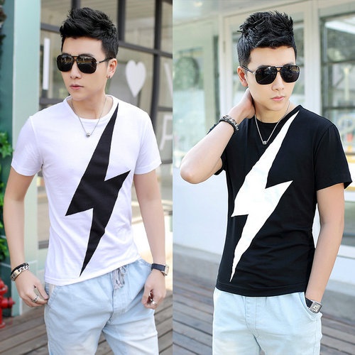 2014 new arrival summer hot mens t shirts short sleeve cotton men t-shirt white/grey/blue  M/L/XL/XXL