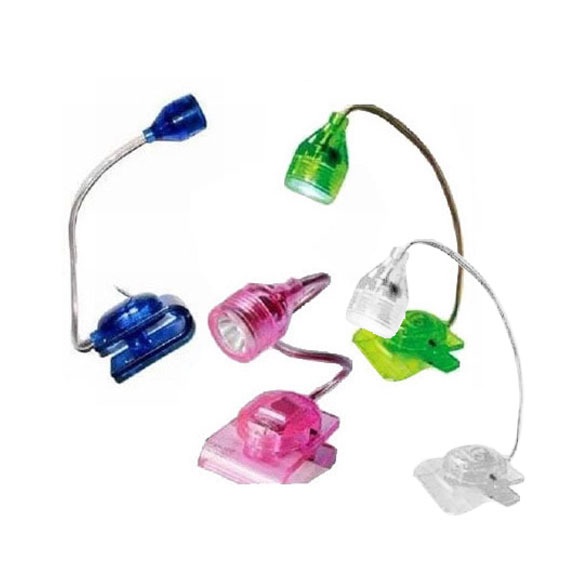 Hot Selling Mini LED Clip on Adjustable Book Night Bright Reading Light Lamp PTSP