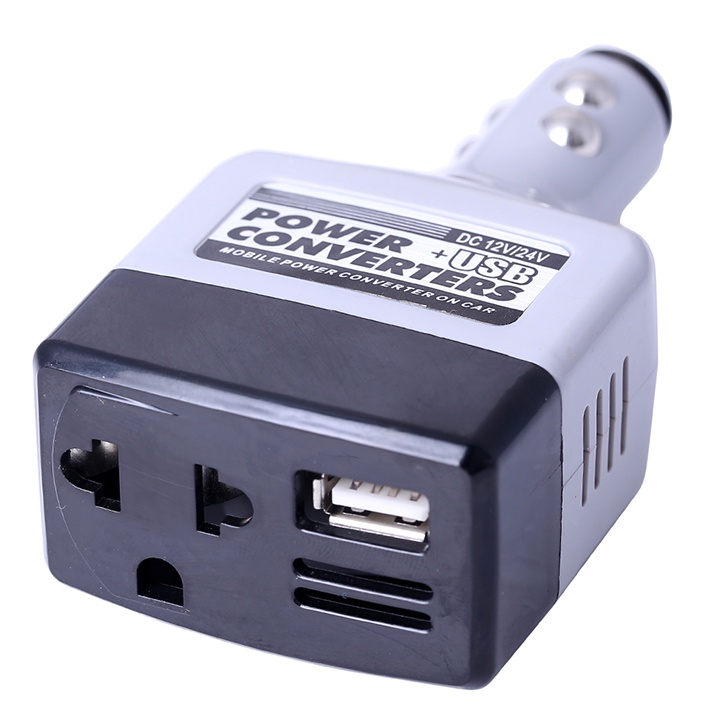 24V 12V DC to AC 220V Auto Car Power Inverter Converter Adapter Adaptor Car Charge with USB motorcycle jump starter car styling