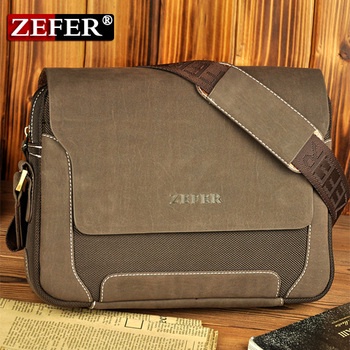 Zefer man fashionable canvas bag, male backpack shoulder car bags, leather backpack men, high quality canvas laptop briefcase