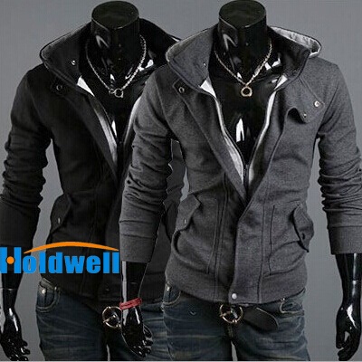 hoodie Hot warm Collar new brand men's Jackets warm coat hoodie cotton warm collar cap Men