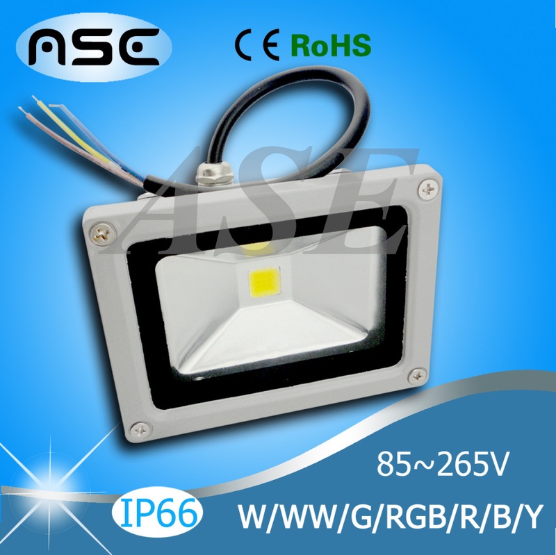 Wholesale Waterproof 10W/20W/30W/50W/70W/100W LED Flood Light Floodlight Warm/Cool White/RGB/R/G/B/Y LED Outdoor Lighting Lamp