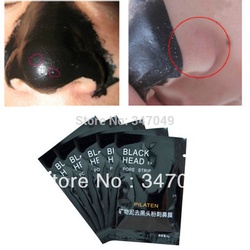 10pcs PILATEN Facial Minerals Conk Nose Blackhead Remover Mask Pore Cleanser , Black Head EX Pore Strip China Post Free Shipping