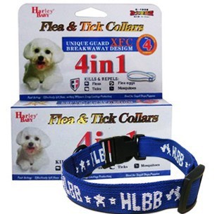 4-Month Effective Anti Fleas & Ticks& Mosquitoes Collar Elimination Nylon Neck Strap for Dogs Pets Puppies (Without Packing)