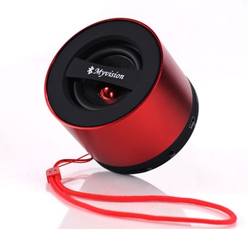 Portable Wireless Stereo Bluetooth Speaker, Smart Voice Handsfree, TF Card Player, Red