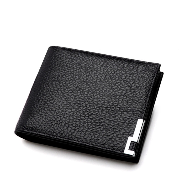 Men's wallets 100% genuine leather wallets fashion brand purses men's high quality cowhide wallets wholesale free shipping QB59
