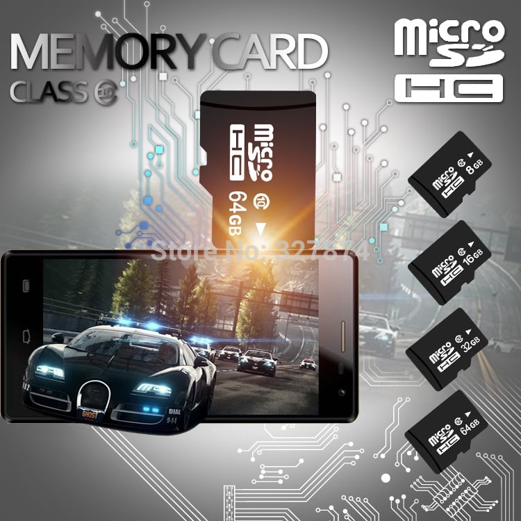 Memory card Micro SD card 32GB class 10 Memory cards 64GB 16GB 8GB 4GB Microsd TF card Pen drive Flash + Adapter + gift Reader