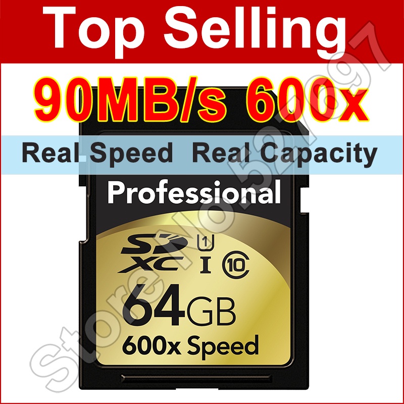 Lexar 600x 32GB 64GB SD Card UHS-I 32gb SDHC 64 gb g SDXC Flash Memory Card For Digital Camera Camcorder Navigator Free Shipping