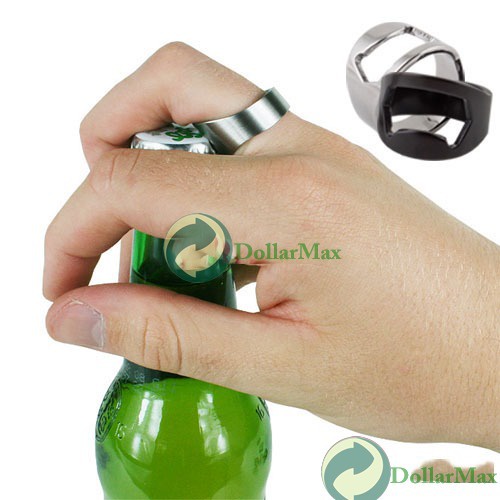 New arrive Stainless Steel Finger Ring Bottle Opener Beer Bar Tool wholesale