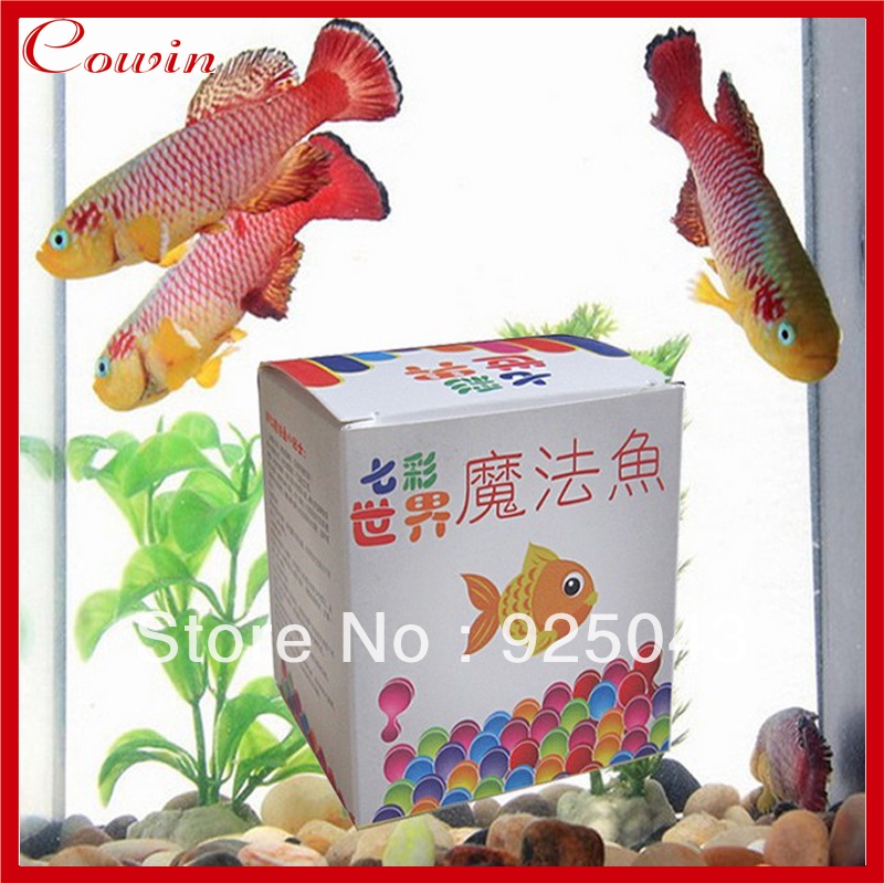 New Novelty SOIL Add WATER Equal FISH! fish come out from water and soil. the most Magical Amazing Beautiful Aquarium pet Fish