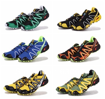 New Color arrival Free Shipping Salomon Men Running Shoes salomon Speedcross 3 Run Shoes For Men Athletic Shoes 40-46