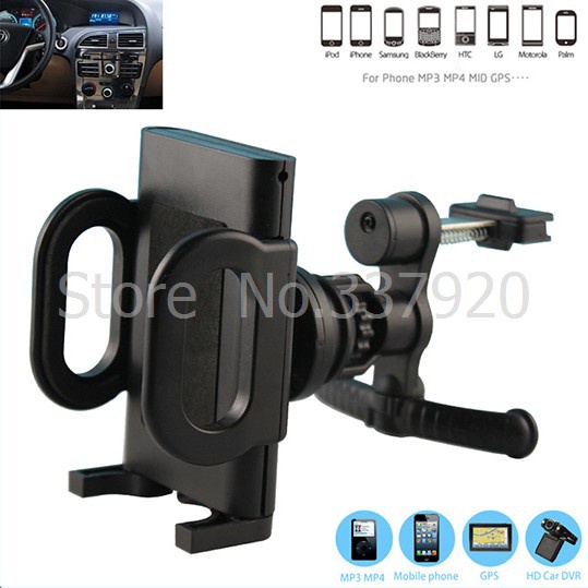 Free Shipping Universal Air Vent Car holder Stand Mount for GPS iPhone 4 4S / iPhone 5 / SAMSUNG Galaxy S3 S4 Note / HTC