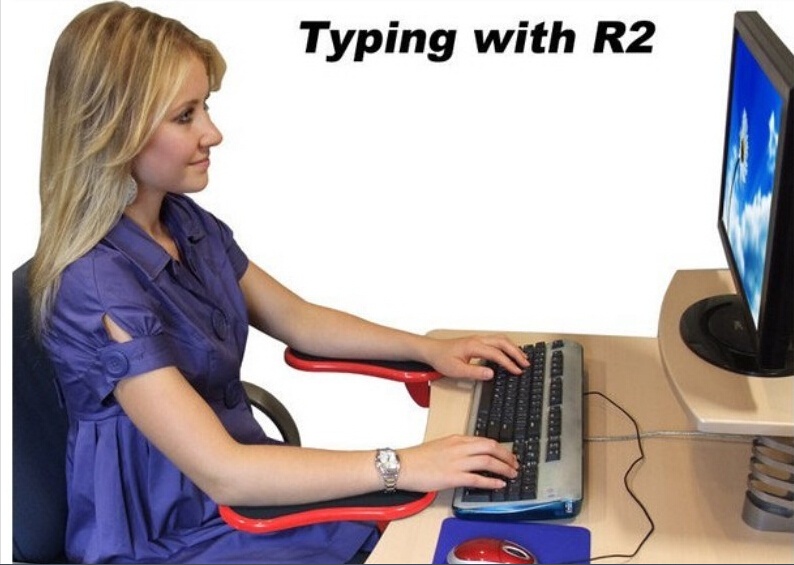 RestMan Computer Arm Support Rest Chair/Desk Armrest Ergonomic Mouse Pad Rest&Play;!