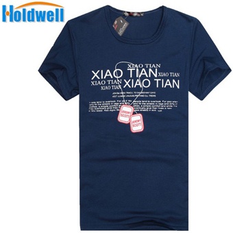 2014 New Arrival Novelty Printing Logo Casual Short Sleeve T Shirt  Fashion Brand O-Neck Short Sleeve Tee Men dropshipping