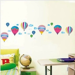 wall stickers home decor home decoration wall sticker for kids rooms wall decalsColored balloons wall stickers Z05