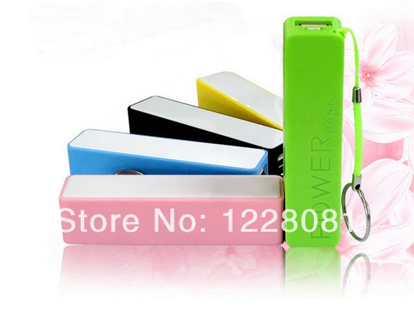 Powerbank External Battery 2600mAh Emergency USB Power Bank Charger Portable Charger for Phone Colorful Various -free shipping