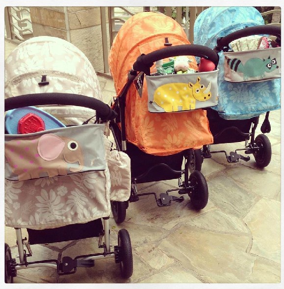 2014 New baby Animal Stroller Accessories storage bottle Diapers organizer bag handbag organizer travel bag Free shipping 1PCS