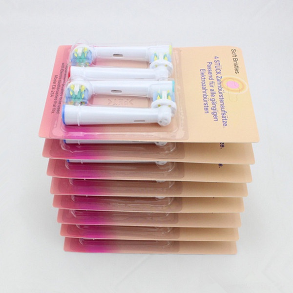 (2Packs/8pcs) Promotional Electric Toothbrush Heads Replacement B Oral Health Care Floss Action Free Shipping FZ2395