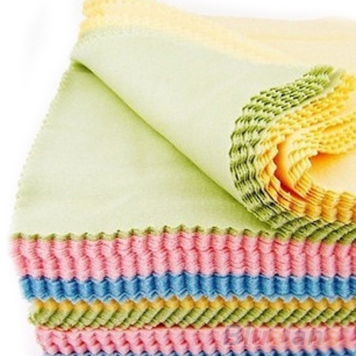 100Pcs Microfiber Phone Screen Camera Lens Glasses Square Cleaner Cleaning Cloth 01ZW