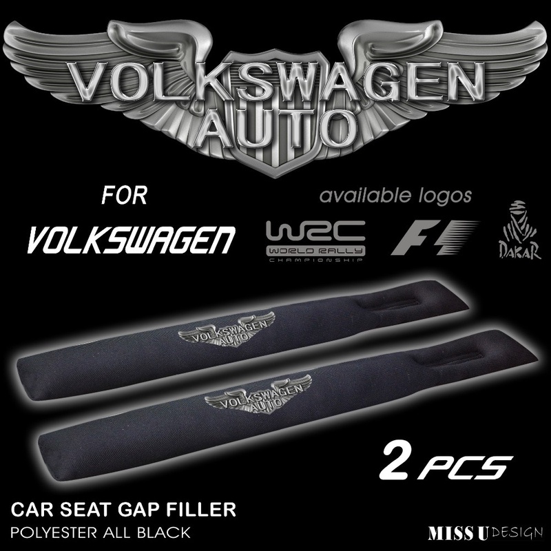 CAR SEAT GAP FILLER COVER FOR VOLKSWAGEN AUTO LEAKPROOF PROTECTOR STOPER INTERIOR ACCESSORIES 2PCS FREE SHIPPING
