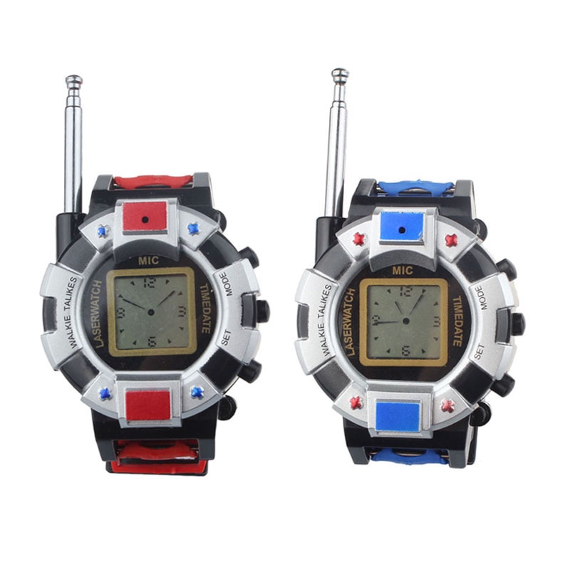 Amazing  2PC Children Toy Walkie Talkie Child Wrist Watches Interphone Outdoor  Whale Hot