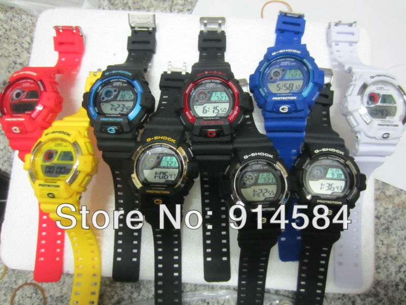 G8900 resist Disscount G Chronograph Waterproof Outdoor watches sport watch digital watch for men Free shipping