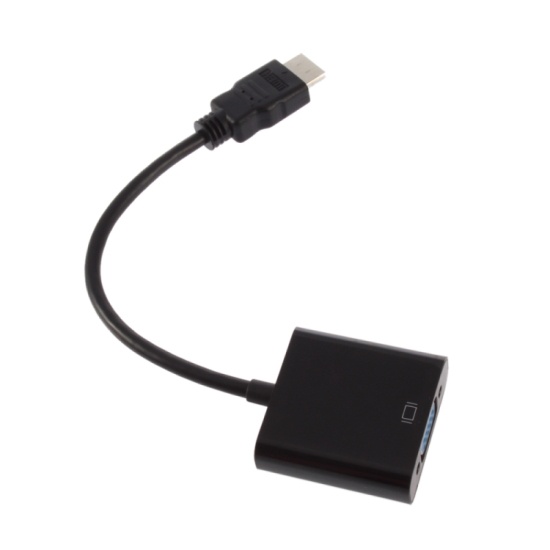 Hot selling New arrival HDMI Male to VGA RGB Female HDMI to VGA Video Converter adapter 1080P for PC  High Quality