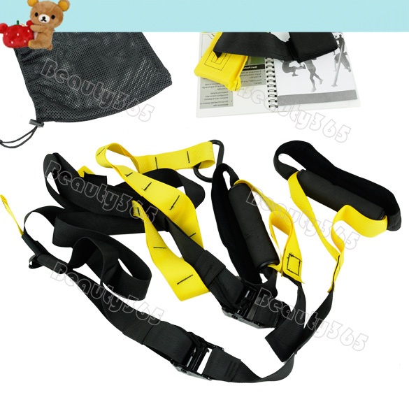 Training Fitness Equipment Spring Exerciser Hanging Belt Resistance  Belt Set 12309#6