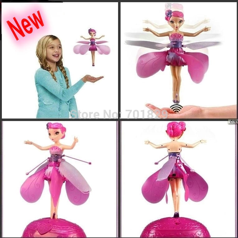 Stock is sold out!!! New Restock!!!2014 Battery Operated Flying toy Fairy electornic toys sunbeam flying flower flitter fairies