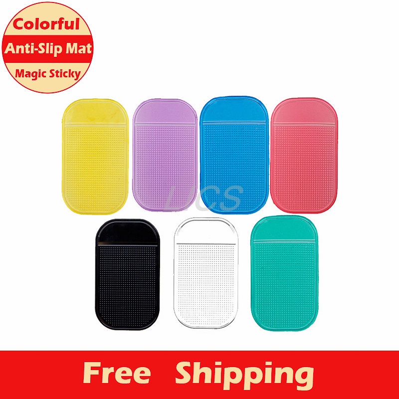 5pcs/lot Car Automobiles Interior Accessories for Pad Phone mp3 holder Non Slip Car Dashboard Sticky Anti-Slip Mat Free Shipping
