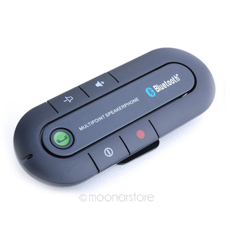 Free Shipping New Wireless Bluetooth Handsfree Speakerphone Car Kit With Car Charger Bluetooth Hands free Kit J*DA1053#M5
