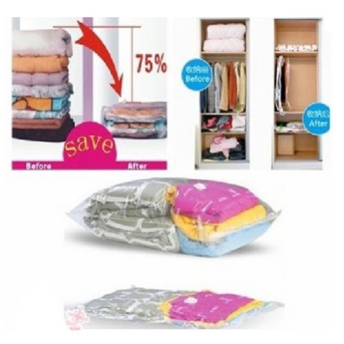 New Space Saver Saving Storage Vacuum Seal Compressed Organizer Bag