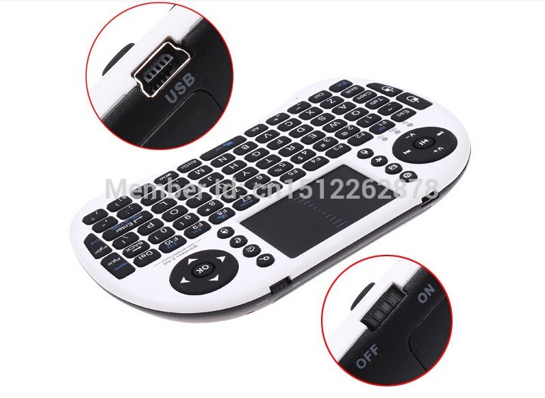 New Arrival!!!100% Original Fly Air Mouse M8 CS918 TV BOX keyboard Case Black & White 2.4G Wireless MINI PC Tablet Copmputer