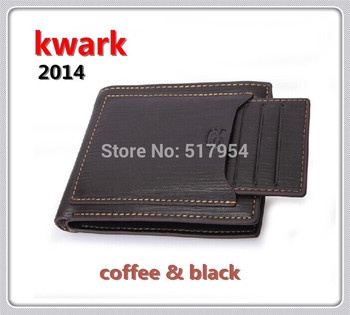 New Style Hot Selling High Quality Genuine Leather Wallet Men 9 Card Slots 2 SIM Slots 2 Billfold Burses Card Holder Purse kk003