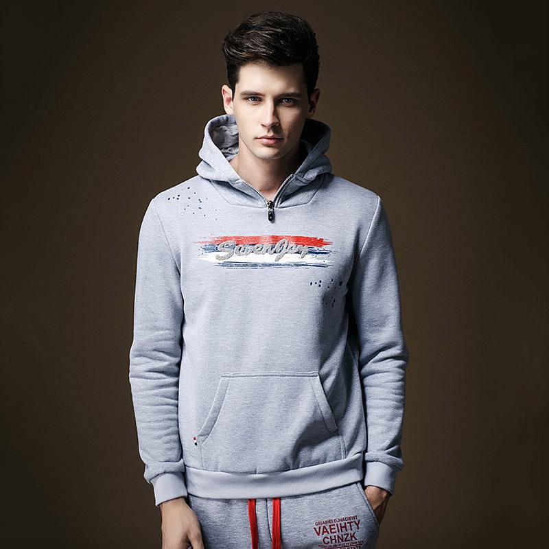 Hoodies & Sweatshirts Leisure cardigan Single-breasted Polyester Casual men Casual High quality Trend Free shipping New 2014