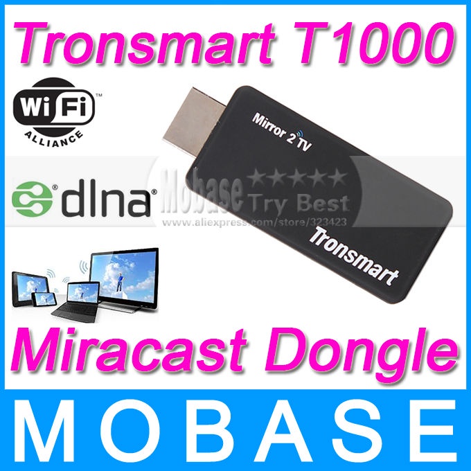 Tronsmart T1000 Miracast Dongle Better than Google Chromecast HDMI Wireless Display DLNA Ezcast Mirror2TV IPTV Android TV Stick
