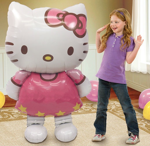 P1003-1 Oversized cartoon Kitty Cat  foil balloons birthday decoration Christmas gifts party inflatable balloon Classic toys