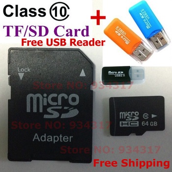 Free Shipping 1pieces Micro SD card 8gb 16gb 32gb 64gb class 10 Micro SDHC Memory Card TF Real 4gb 8gb + Free SD adapter