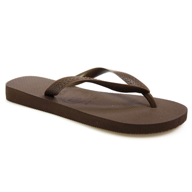 Havaianas Mens Womens Brown Rubber Flip Flops Sandals Shoes Size 2 - 10