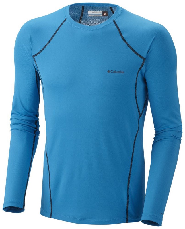 Columbia Mens Omni-Heat Midweight Long Sleeve Thermal Top Dark Compass 2014