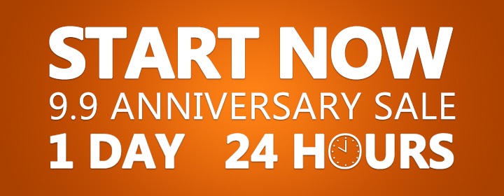 Celebrate our 9.9 anniversary  and win 1000 Free orders.