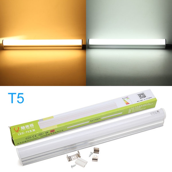 T5 28CM 5W White/Warm White LED Rigid Tube Light AC 165-265V