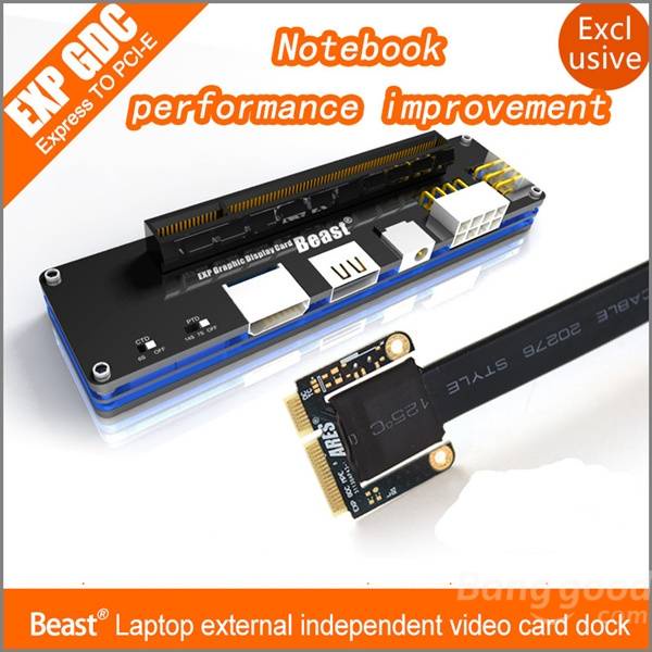 EXP GDC Beast Laptop External Independent Video Card Dock
