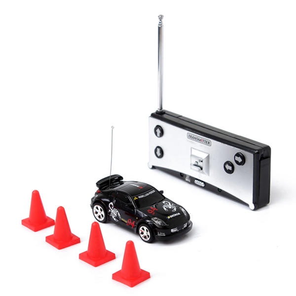 Coke Can Mini RC Radio Remote Control Micro Racing Car 4 Frequencies