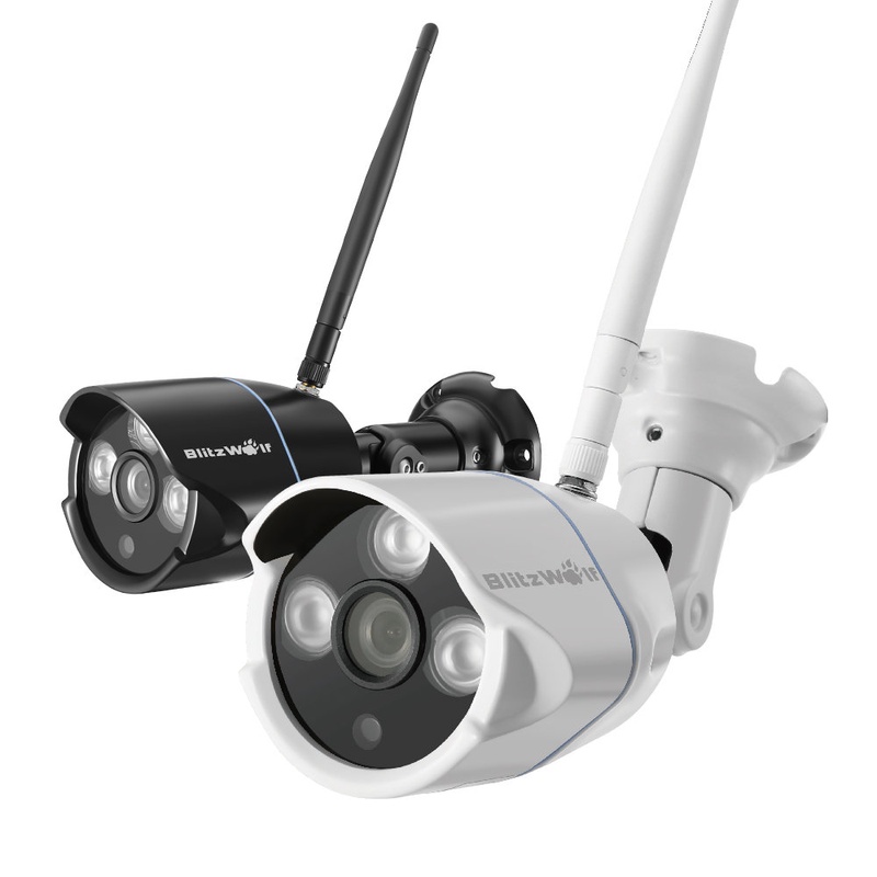 BlitzWolf® BW-SIC1 IP67 720P HD Wireless Security Surveillance AP ONVIF Outdoor Wifi IP Camera