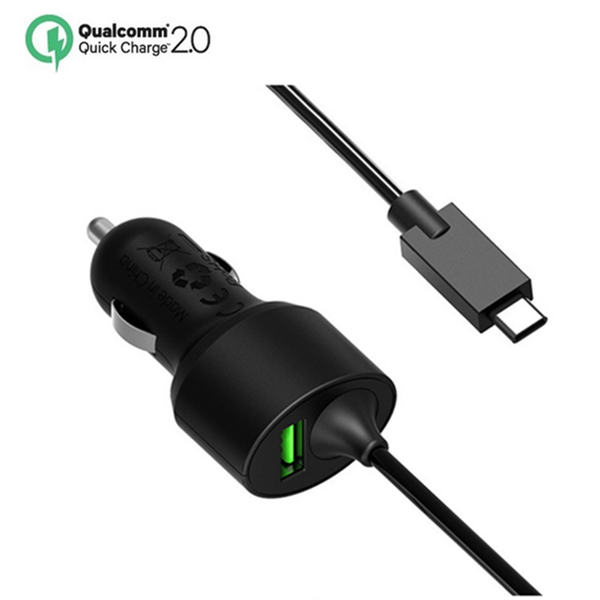 Tronsmart TS-CCFC 54W 2.4A Type-C USB Qualcomm Quick Charge 2.0 Car Charger